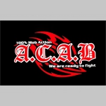 A.C.A.B. We are ready to fight! čierna polokošela s tlačeným logom 100%bavlna  posledný kus veľkosť S